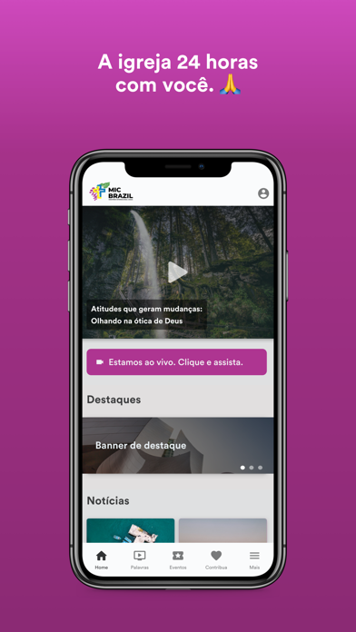 Ministério Internacional Canaã Screenshot