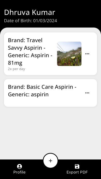 My Meds - Personal Meds List Screenshot