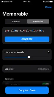 password generator iphone screenshot 1