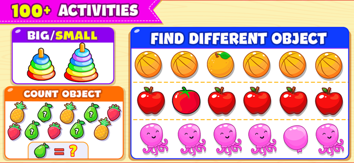 Learning games for preschooler