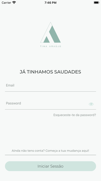 Tina Araujo Coaching Screenshot