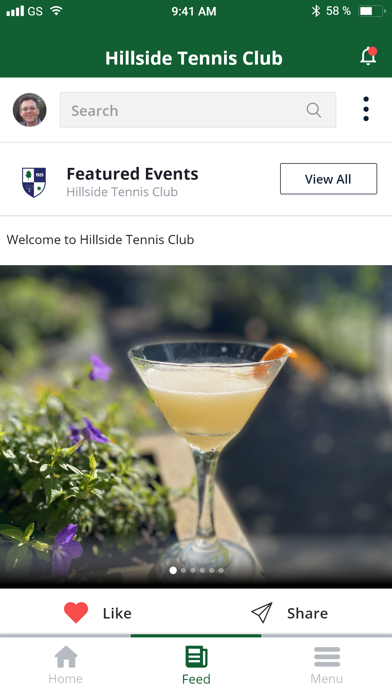Hillside Tennis Club Screenshot