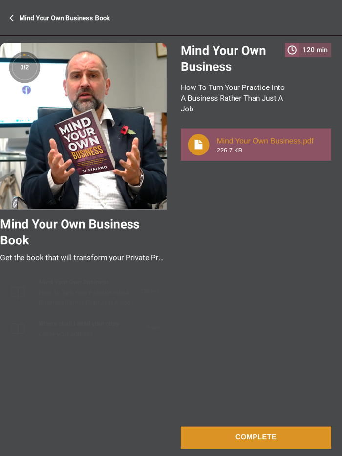 MYOB - Mind Your Own Business