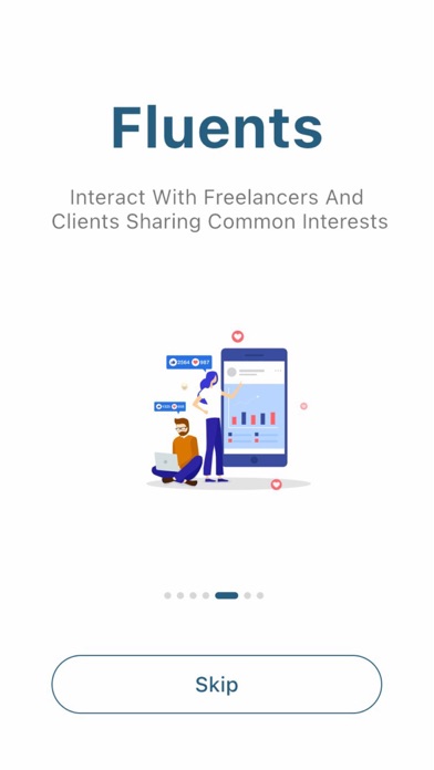 Fluents - Freelancers Network Screenshot