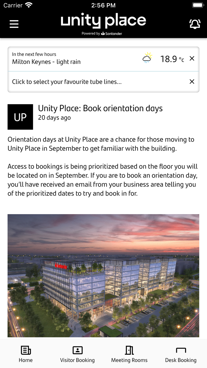 Unity Place Workspace