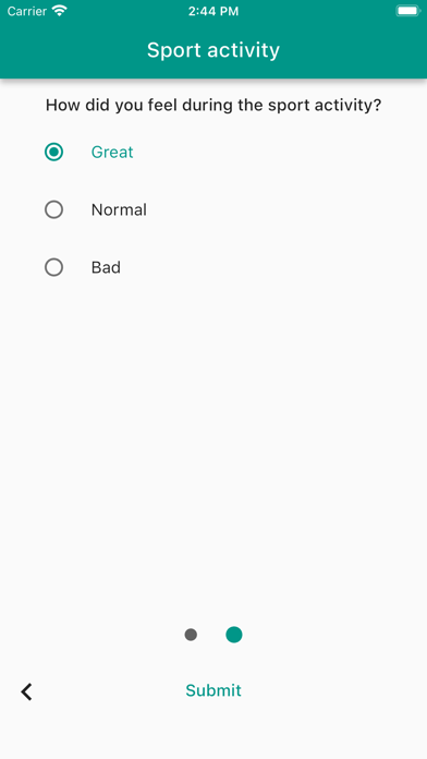Health React Screenshot