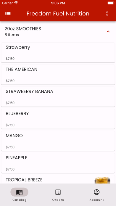 Freedom Fuel Nutrition Screenshot 1 - AppWisp.com Freedom Fuel Nutrition Screenshot 1 - AppWisp.com