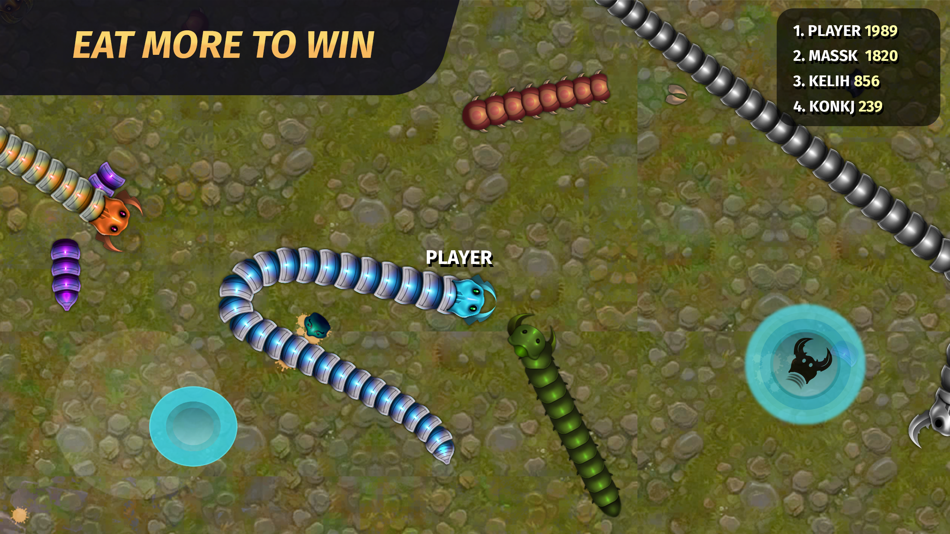 #3. Worm.io - Snake Battle (iOS) 由: Ruslan Shayhutdinov