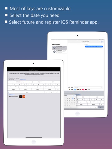 Date & Time Keyboard Proのおすすめ画像2