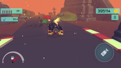 Zombie Shooter Car Battle Game Screenshot