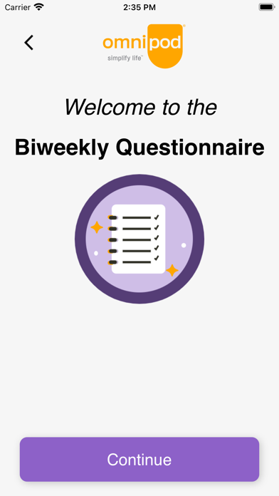 Omnipod 5 Registry Screenshot