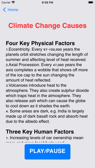 Geoprep Higher Climate Change Screenshot