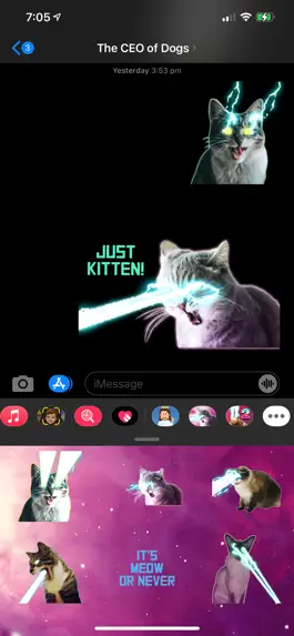 Game screenshot Laser Cats Animated apk