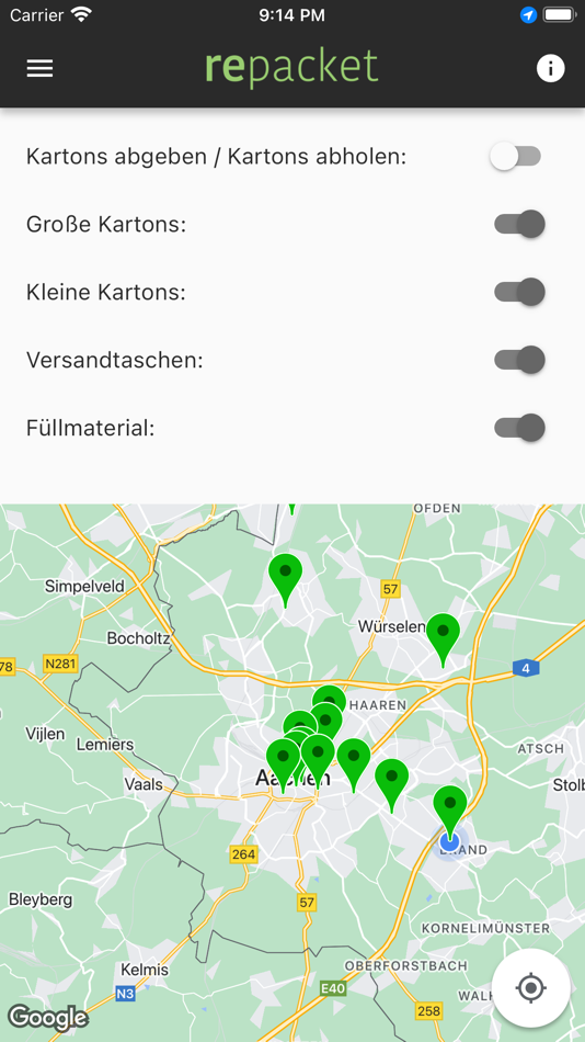 #1. repacket (iOS) 由: Grüne Projektmanufaktur UG (haftungsbeschränkt)