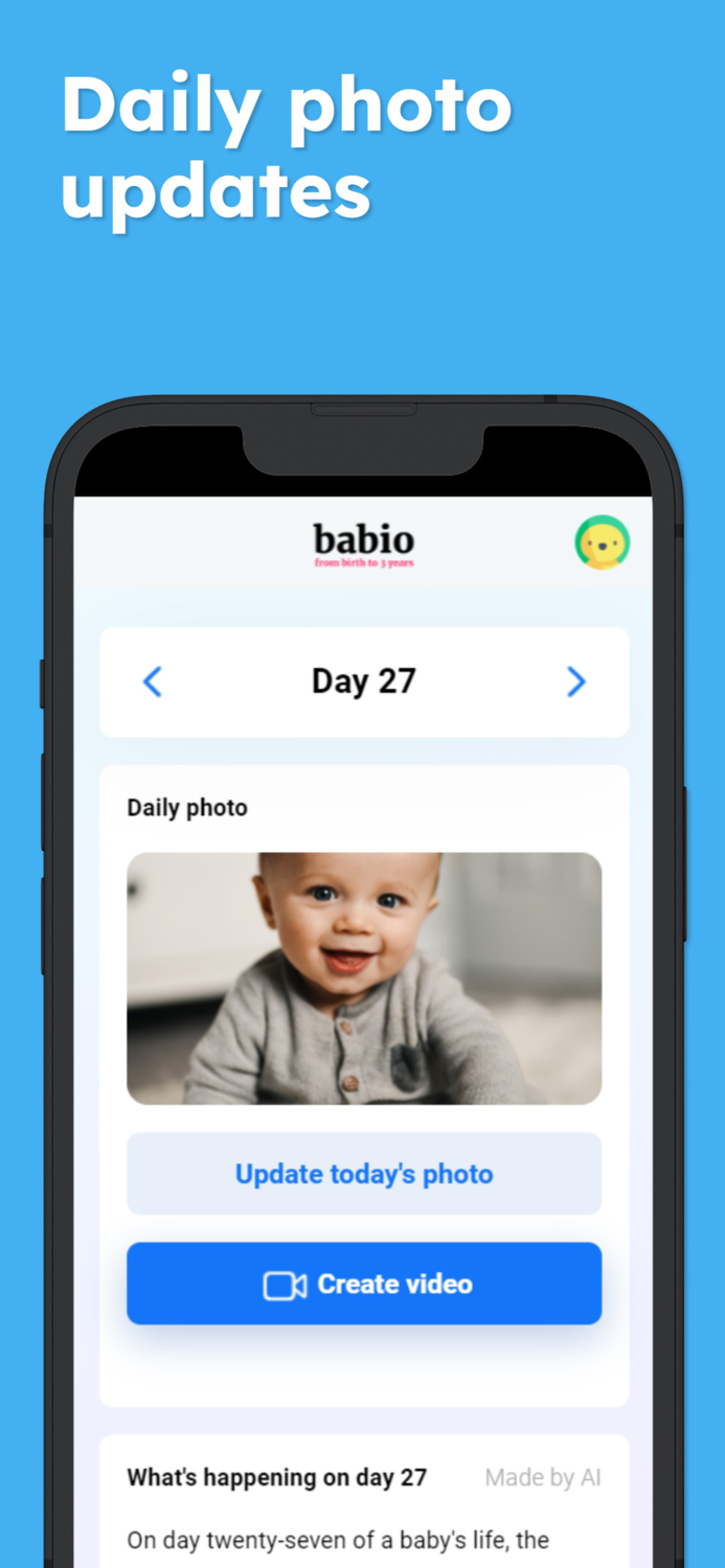 Babio · Daily baby checkup