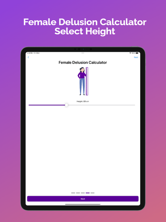 Screenshot #4 pour Female Delusion Calculator