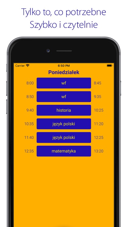 Plan Lekcji - dla UCZNIA