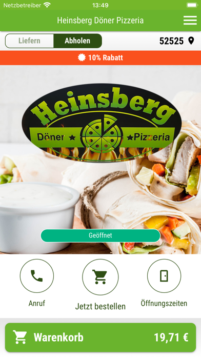 Heinsberg Döner Pizzeria Screenshot
