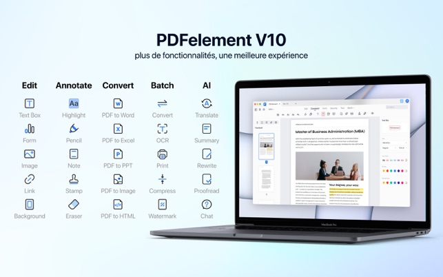 PDFelement – Edit & Scan PDF dans le Mac App Store