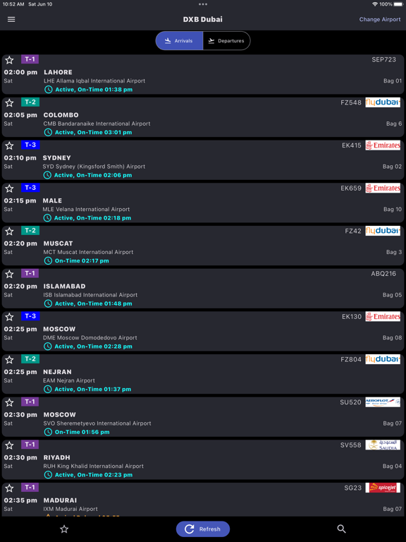 Screenshot #4 pour Dubai Airport: Flight Info