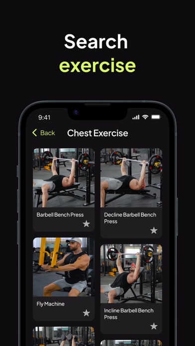 Workout: Gym Tracker & Planner Screenshot