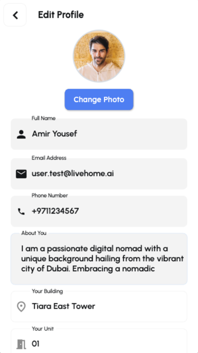 LiveHome Experience Screenshot