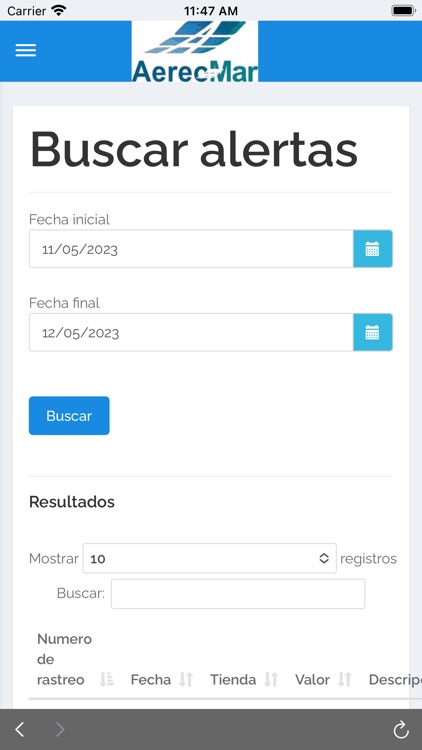 AereoMar: App de Casilleros screenshot-7