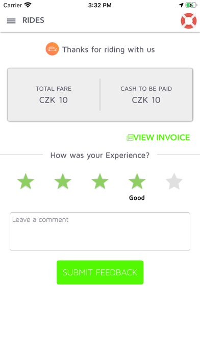 Amigo - Rider App Screenshot