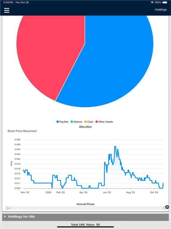 Mahe Capital Portfolio iPad screenshot