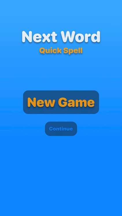 Next Word: Quick Spell