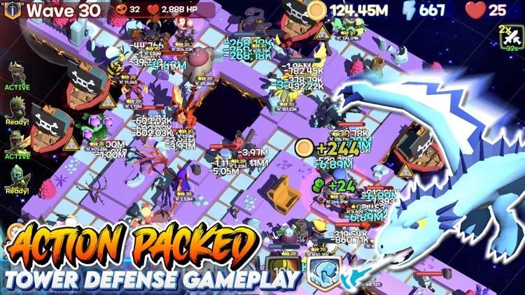 Monster Tiles TD: Tower Wars screenshot-3