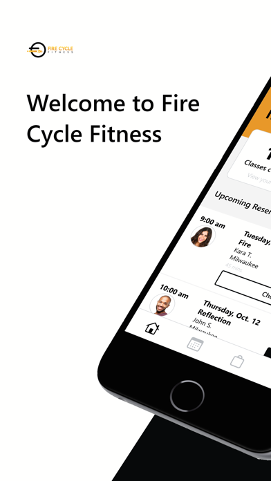 Fire Cycle Fitness Screenshot