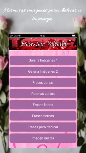 Poemas de Amor San Valentín screenshot 1