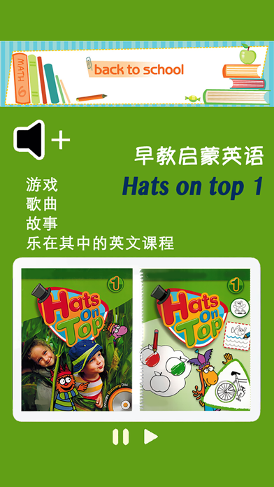 早教启蒙英语 Hats on top 1のおすすめ画像1