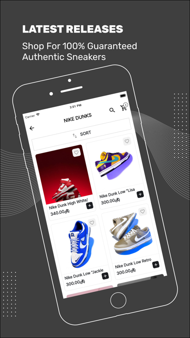 HABBA sneakers Screenshot