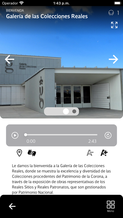 Galería de Colecciones Reales Screenshot