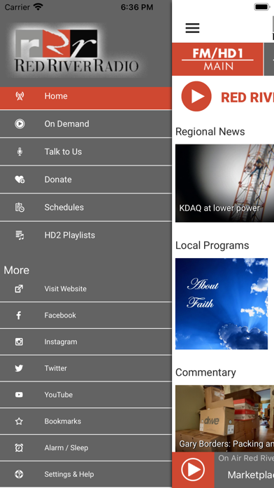 Red River Radio Screenshot