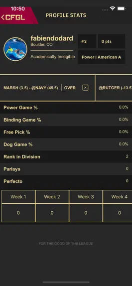 Game screenshot The CFGL League hack