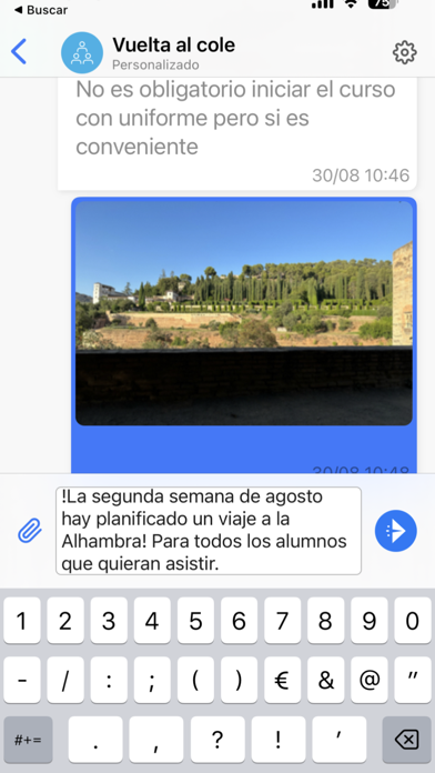 SM Educamos Mensajería Screenshot