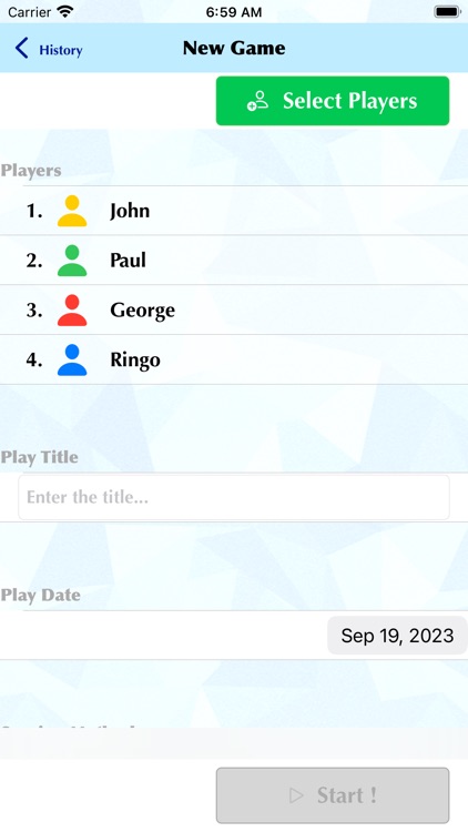 UNO Score Book