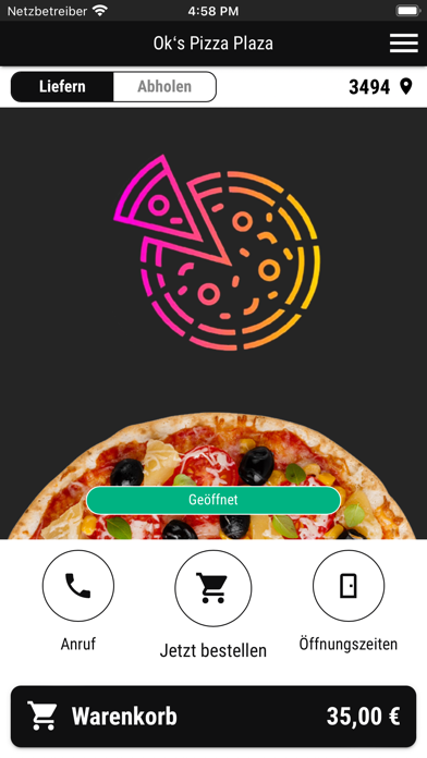 Ok's Pizza Screenshot