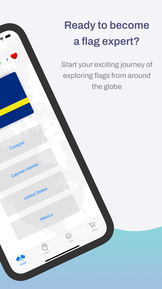#4. Flags Learning Quiz (iOS) Podle: Letovaltsev Maxim