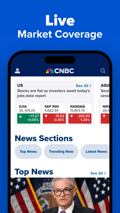 CNBC: Stock Market & Business Screenshot