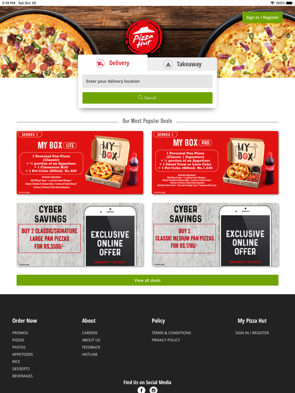 Screenshot #5 pour Pizza Hut Sri Lanka
