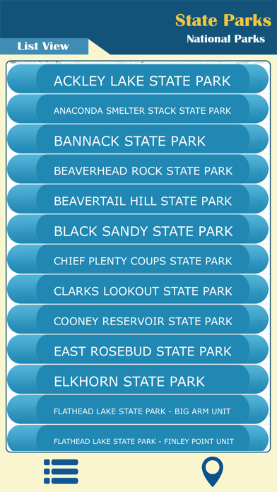 Montana-State & National Park Screenshot