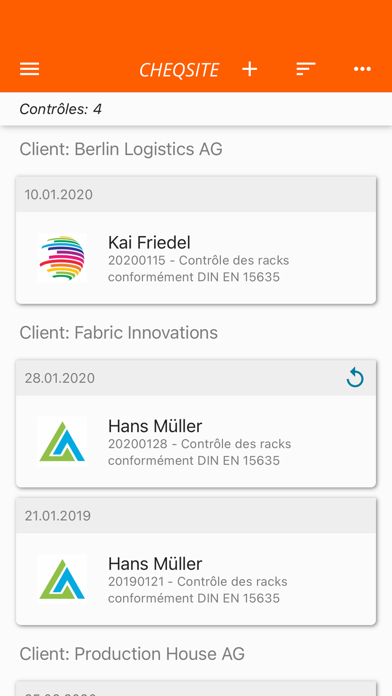 Screenshot #1 pour Contrôle Racks ROS NF EN 15635
