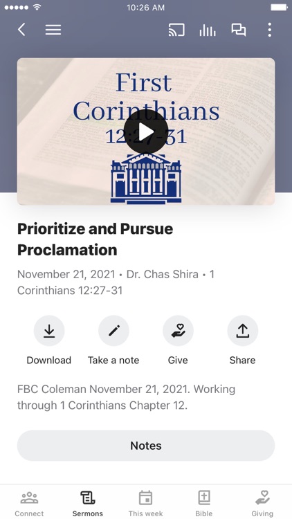 First Baptist Church Coleman