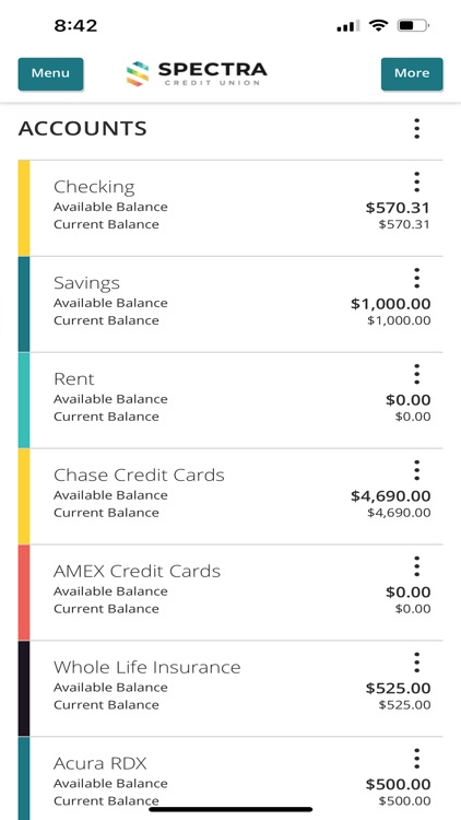 SpectraCU Mobile Banking