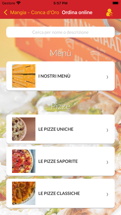 Mangia a Domicilio Screenshot