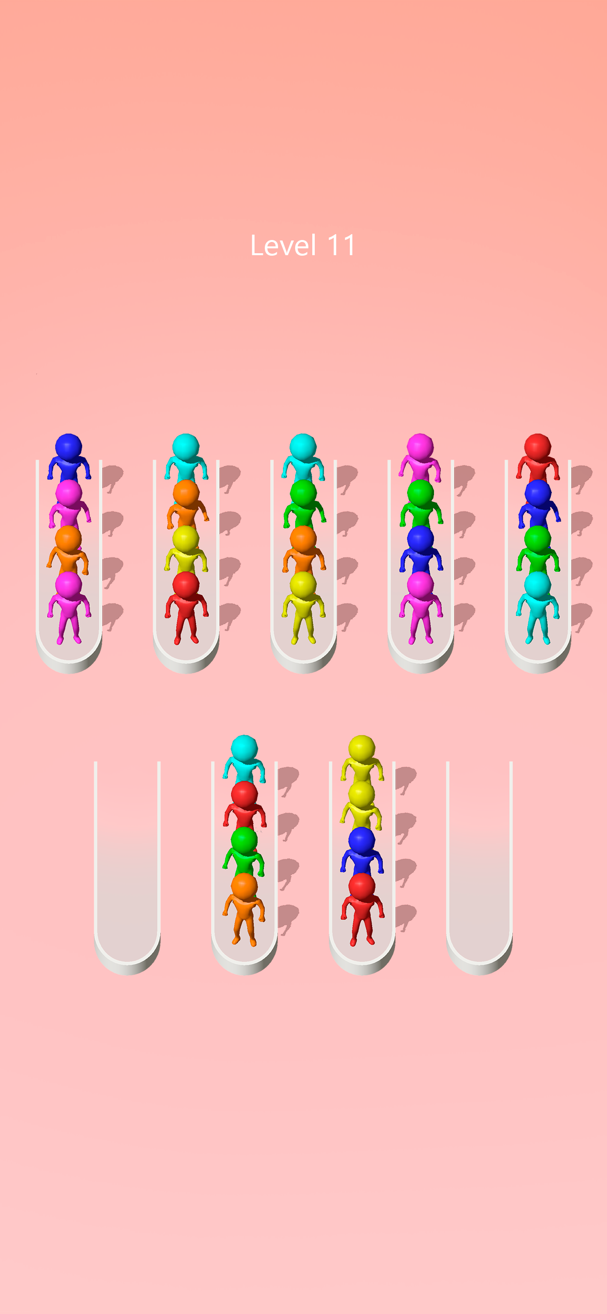 Crowd Sort: Color Sorting Game